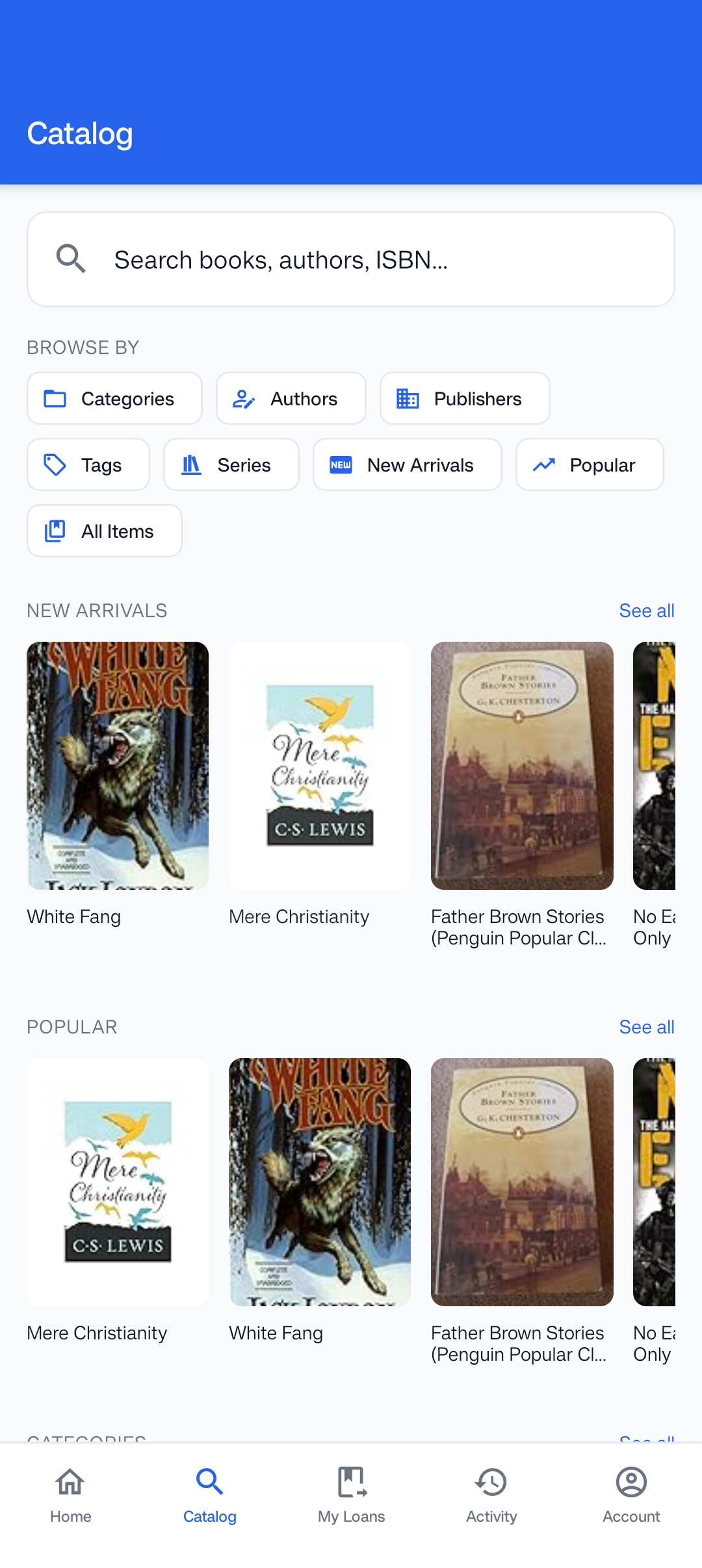 Catalog screenshot